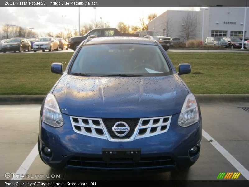 Indigo Blue Metallic / Black 2011 Nissan Rogue SV