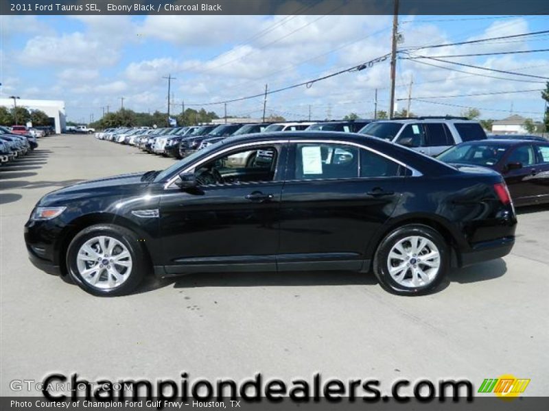 Ebony Black / Charcoal Black 2011 Ford Taurus SEL