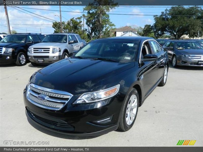 Ebony Black / Charcoal Black 2011 Ford Taurus SEL