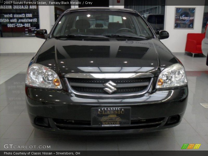 Fantasy Black Metallic / Grey 2007 Suzuki Forenza Sedan
