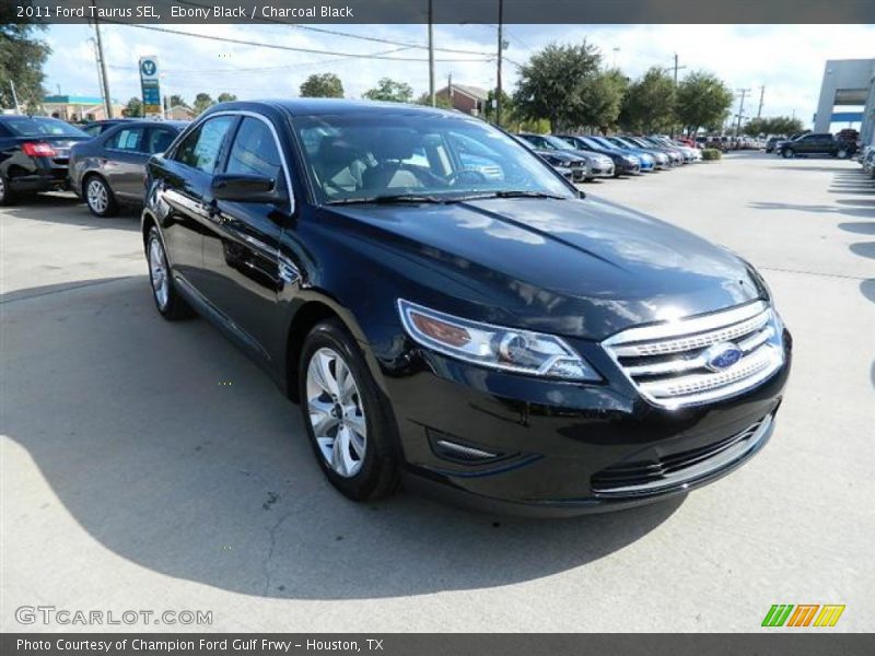 Ebony Black / Charcoal Black 2011 Ford Taurus SEL