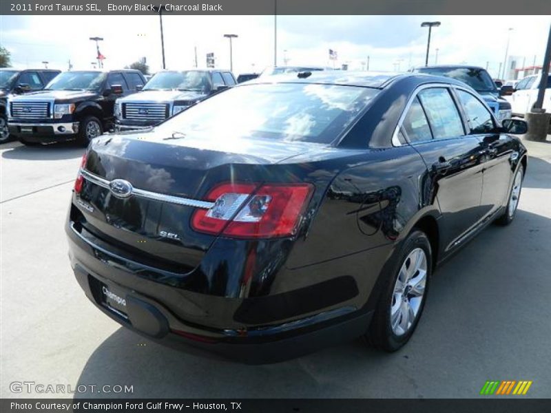 Ebony Black / Charcoal Black 2011 Ford Taurus SEL