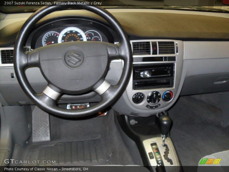 Fantasy Black Metallic / Grey 2007 Suzuki Forenza Sedan