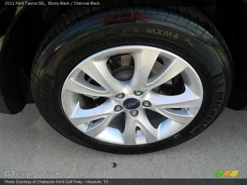 Ebony Black / Charcoal Black 2011 Ford Taurus SEL