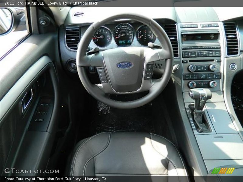 Ebony Black / Charcoal Black 2011 Ford Taurus SEL