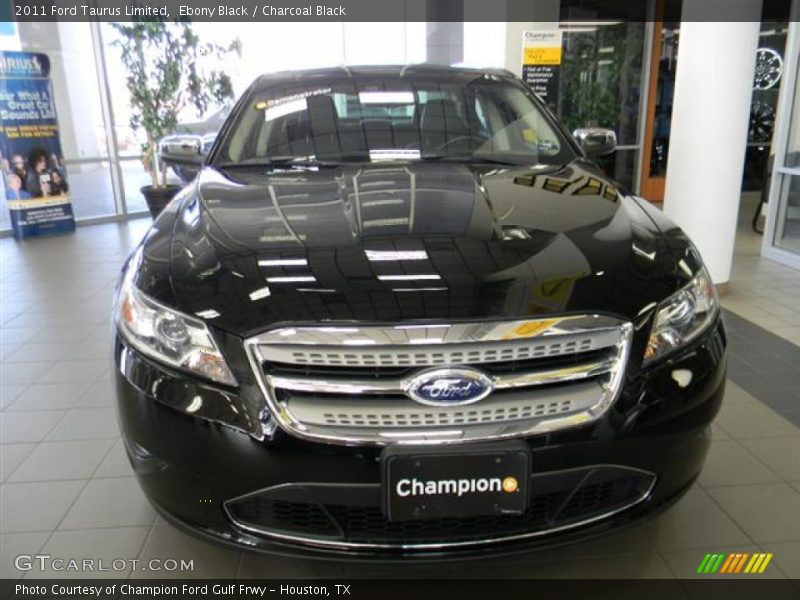 Ebony Black / Charcoal Black 2011 Ford Taurus Limited