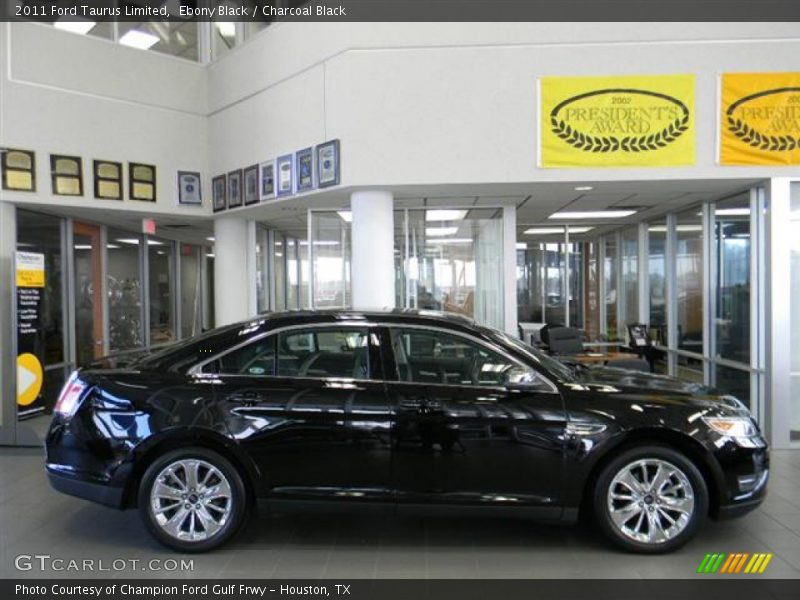 Ebony Black / Charcoal Black 2011 Ford Taurus Limited