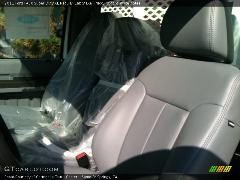 Oxford White / Steel 2011 Ford F450 Super Duty XL Regular Cab Stake Truck