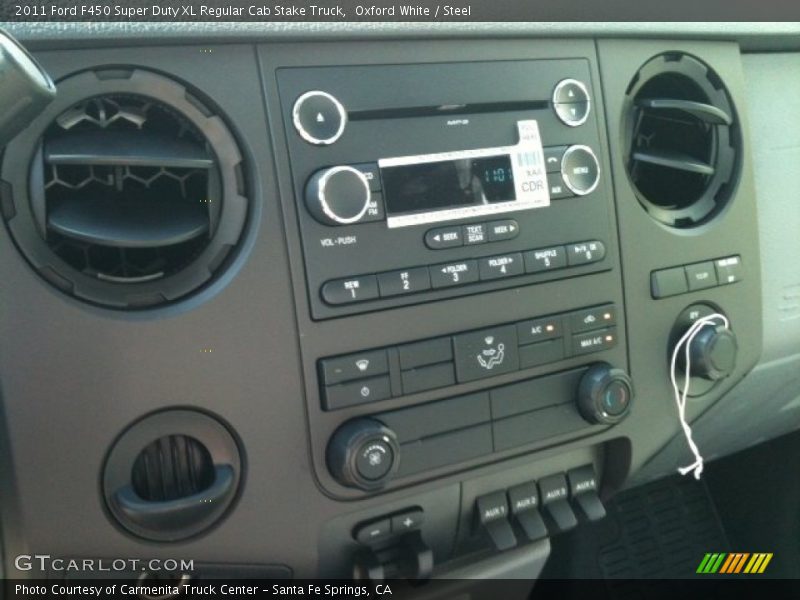 Controls of 2011 F450 Super Duty XL Regular Cab Stake Truck