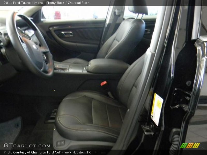Ebony Black / Charcoal Black 2011 Ford Taurus Limited