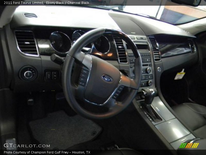 Ebony Black / Charcoal Black 2011 Ford Taurus Limited