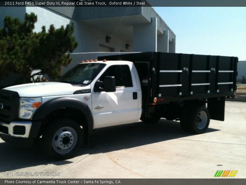 Oxford White / Steel 2011 Ford F450 Super Duty XL Regular Cab Stake Truck