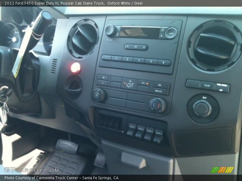 Oxford White / Steel 2011 Ford F450 Super Duty XL Regular Cab Stake Truck