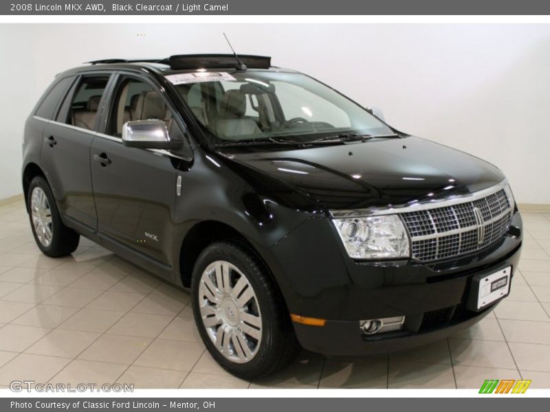 Black Clearcoat / Light Camel 2008 Lincoln MKX AWD