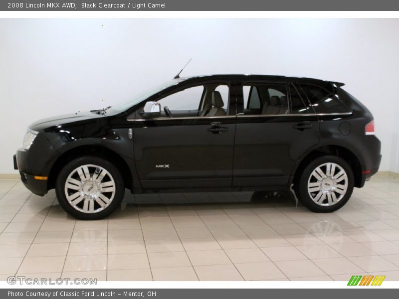 Black Clearcoat / Light Camel 2008 Lincoln MKX AWD