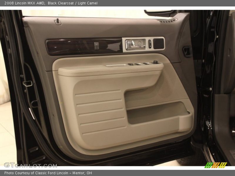 Black Clearcoat / Light Camel 2008 Lincoln MKX AWD