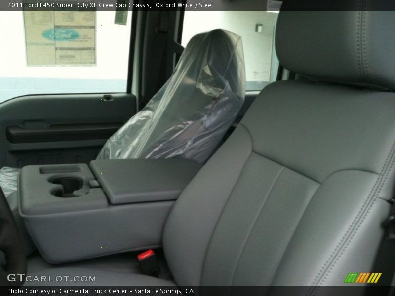 Oxford White / Steel 2011 Ford F450 Super Duty XL Crew Cab Chassis