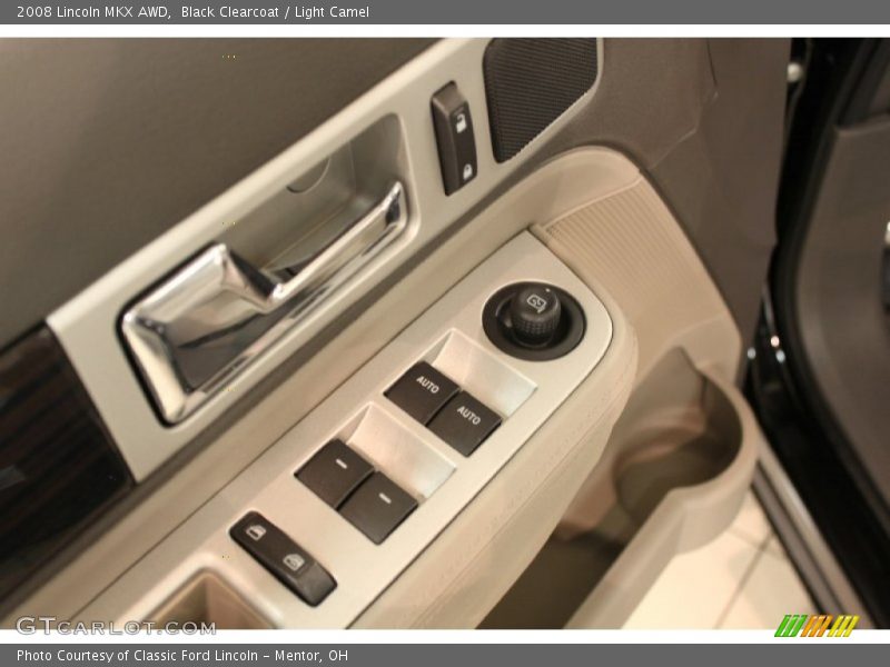 Black Clearcoat / Light Camel 2008 Lincoln MKX AWD