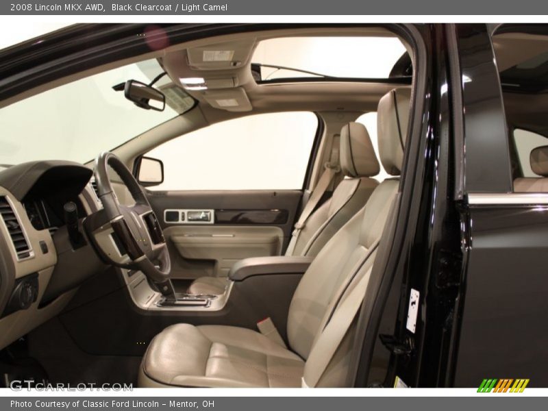Black Clearcoat / Light Camel 2008 Lincoln MKX AWD