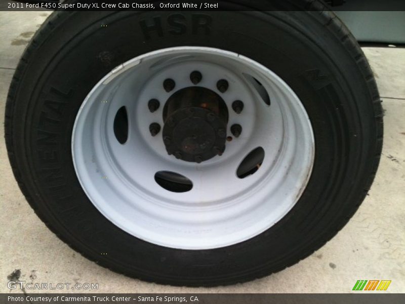 Oxford White / Steel 2011 Ford F450 Super Duty XL Crew Cab Chassis
