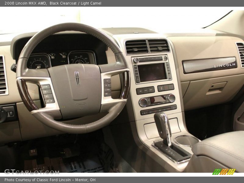 Black Clearcoat / Light Camel 2008 Lincoln MKX AWD