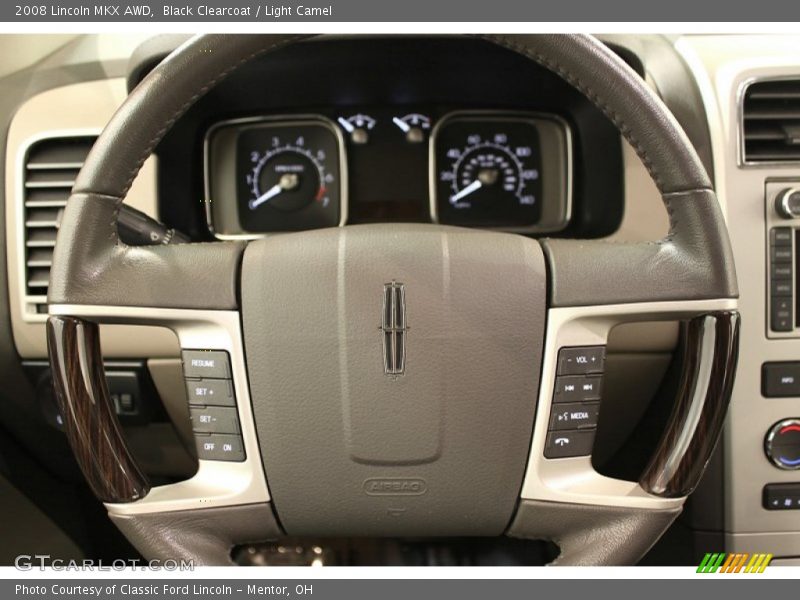 Black Clearcoat / Light Camel 2008 Lincoln MKX AWD