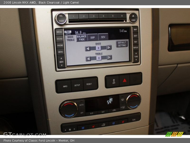 Black Clearcoat / Light Camel 2008 Lincoln MKX AWD