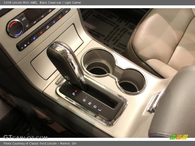 Black Clearcoat / Light Camel 2008 Lincoln MKX AWD