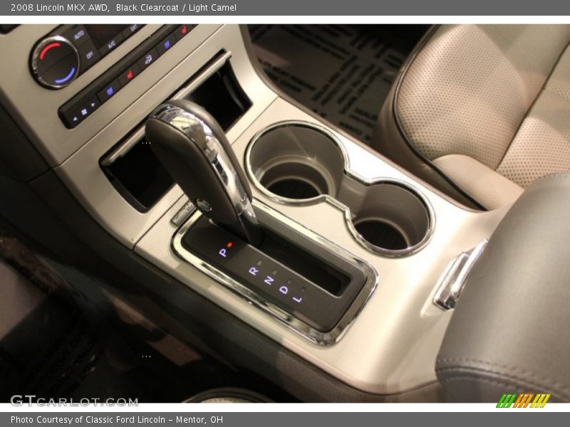 Black Clearcoat / Light Camel 2008 Lincoln MKX AWD