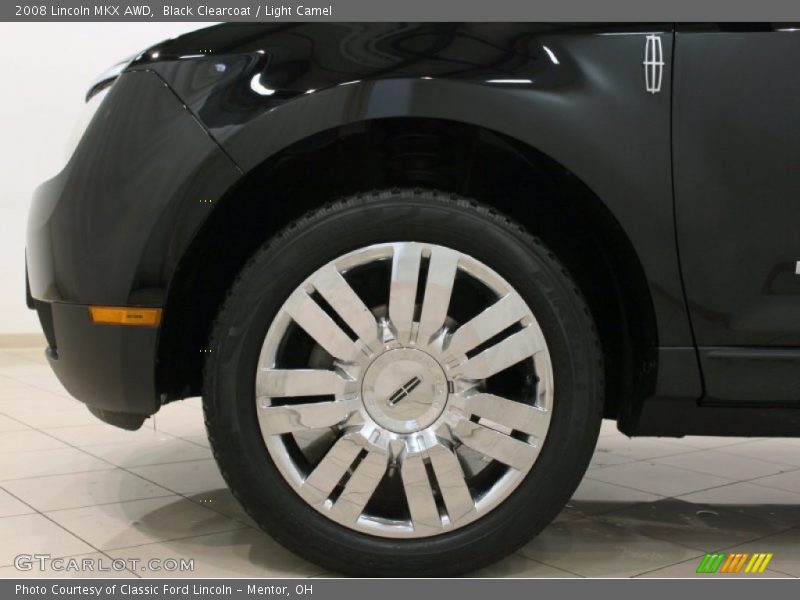 Black Clearcoat / Light Camel 2008 Lincoln MKX AWD