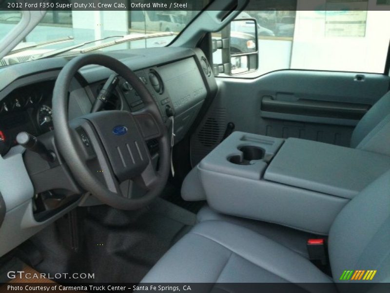 Oxford White / Steel 2012 Ford F350 Super Duty XL Crew Cab