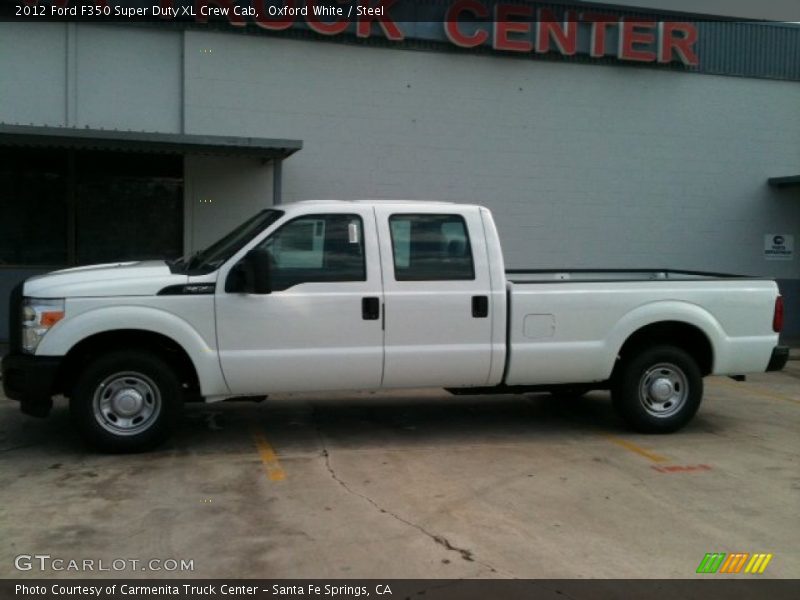 Oxford White / Steel 2012 Ford F350 Super Duty XL Crew Cab