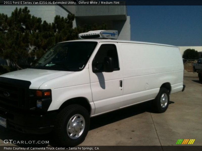 Oxford White / Medium Flint 2011 Ford E Series Van E350 XL Extended Utility