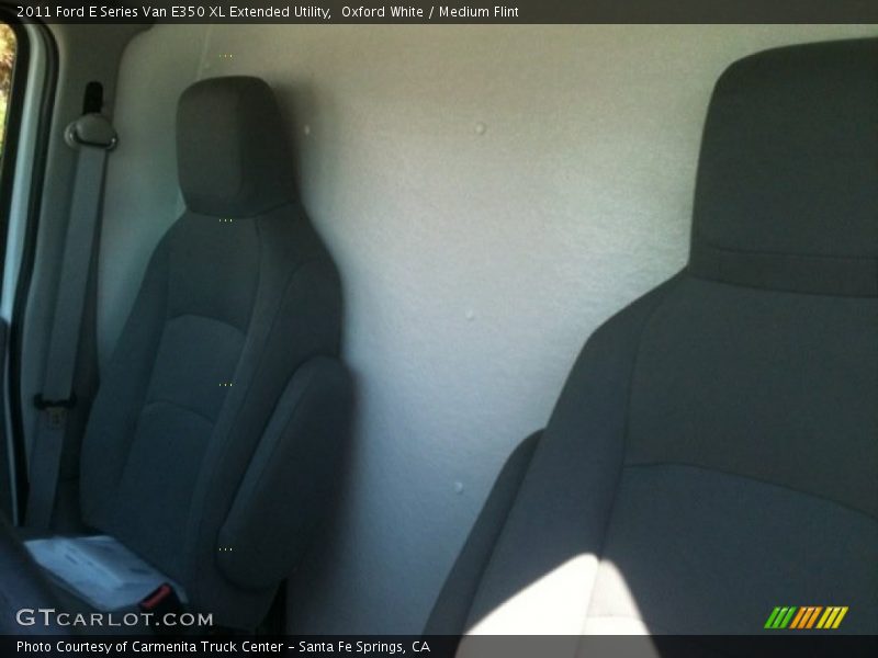 Oxford White / Medium Flint 2011 Ford E Series Van E350 XL Extended Utility
