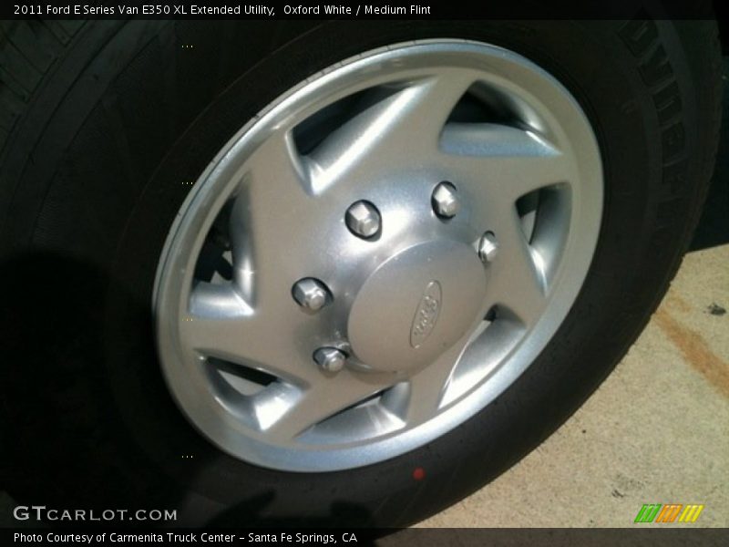 Oxford White / Medium Flint 2011 Ford E Series Van E350 XL Extended Utility