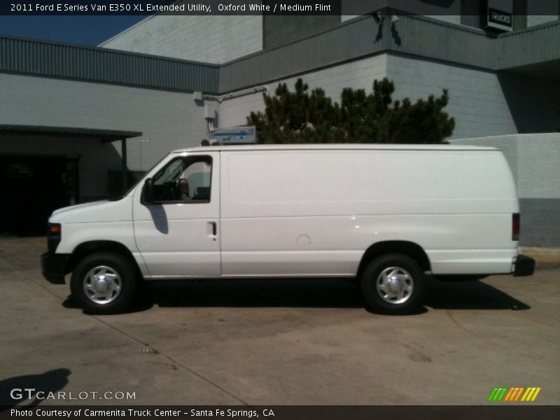 Oxford White / Medium Flint 2011 Ford E Series Van E350 XL Extended Utility