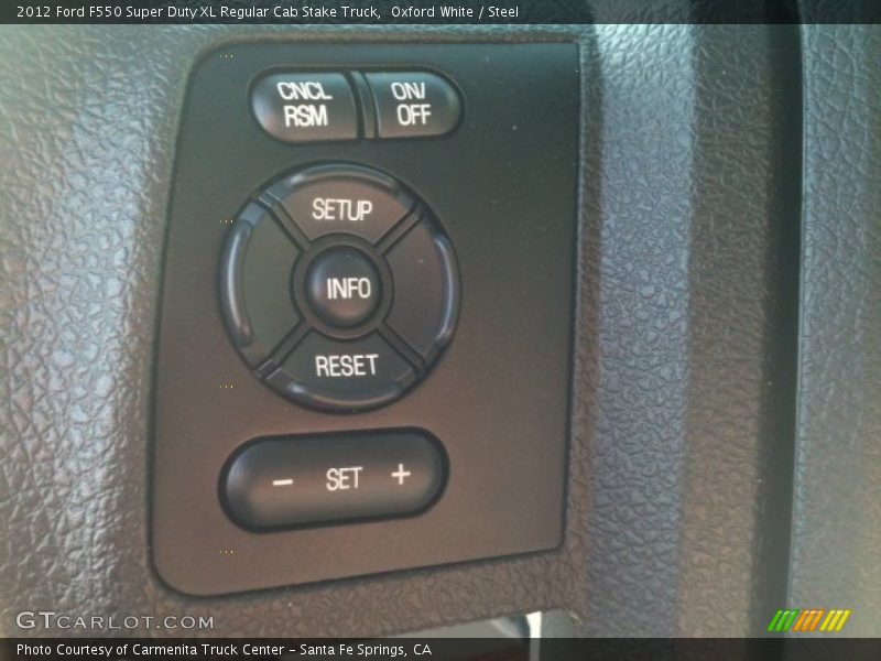 Oxford White / Steel 2012 Ford F550 Super Duty XL Regular Cab Stake Truck