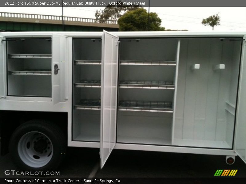 Oxford White / Steel 2012 Ford F550 Super Duty XL Regular Cab Utility Truck