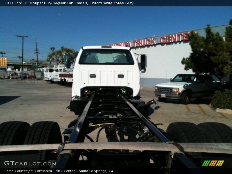 Oxford White / Steel Grey 2011 Ford F650 Super Duty Regular Cab Chassis
