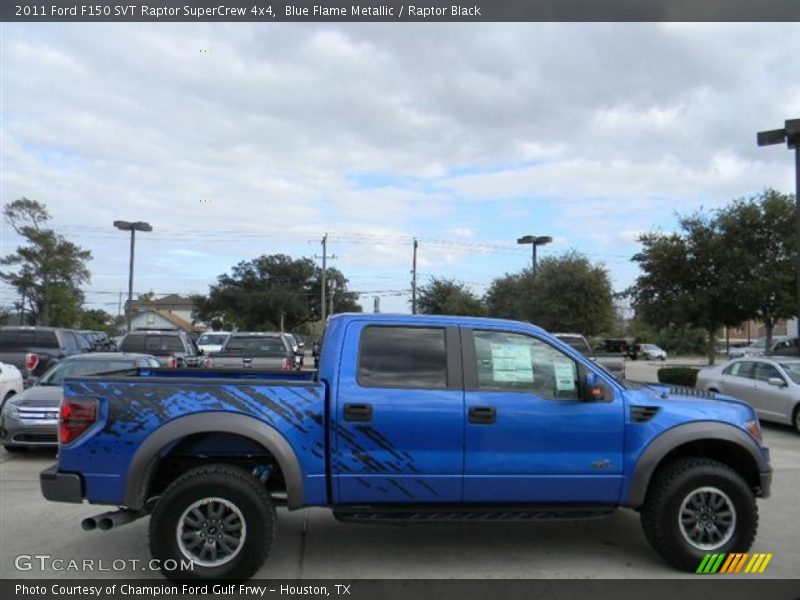  2011 F150 SVT Raptor SuperCrew 4x4 Blue Flame Metallic