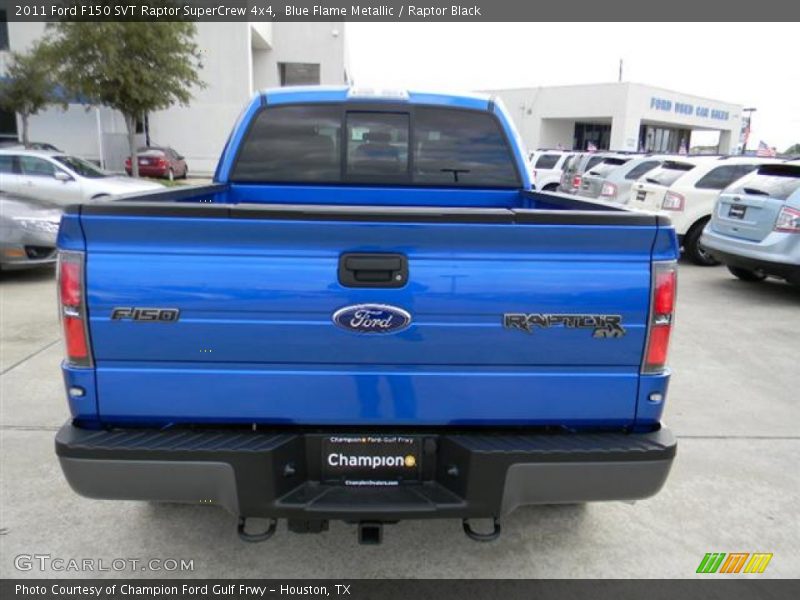 Blue Flame Metallic / Raptor Black 2011 Ford F150 SVT Raptor SuperCrew 4x4