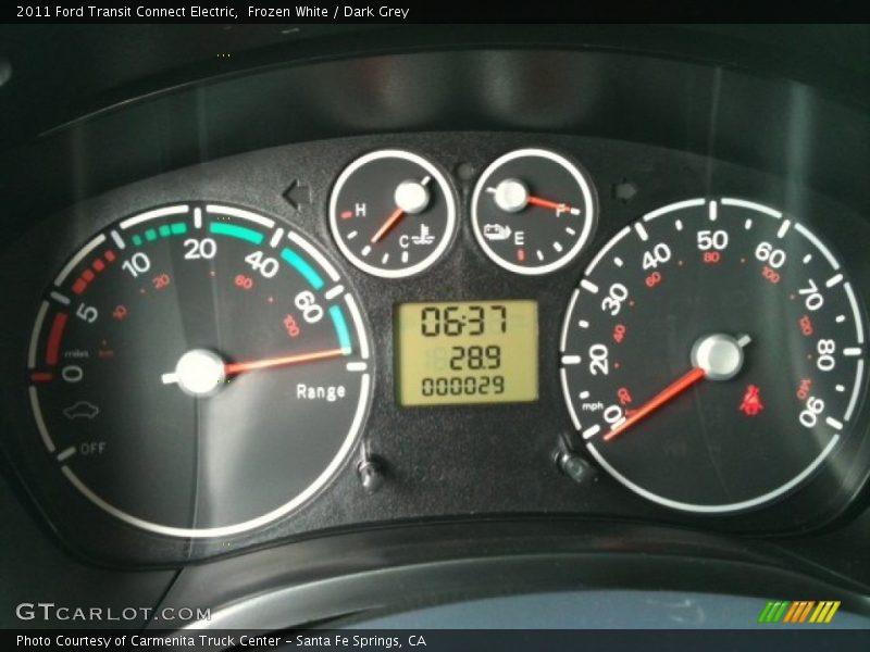  2011 Transit Connect Electric Electric Gauges