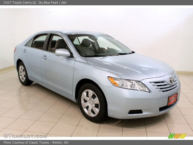 Sky Blue Pearl / Ash 2007 Toyota Camry LE