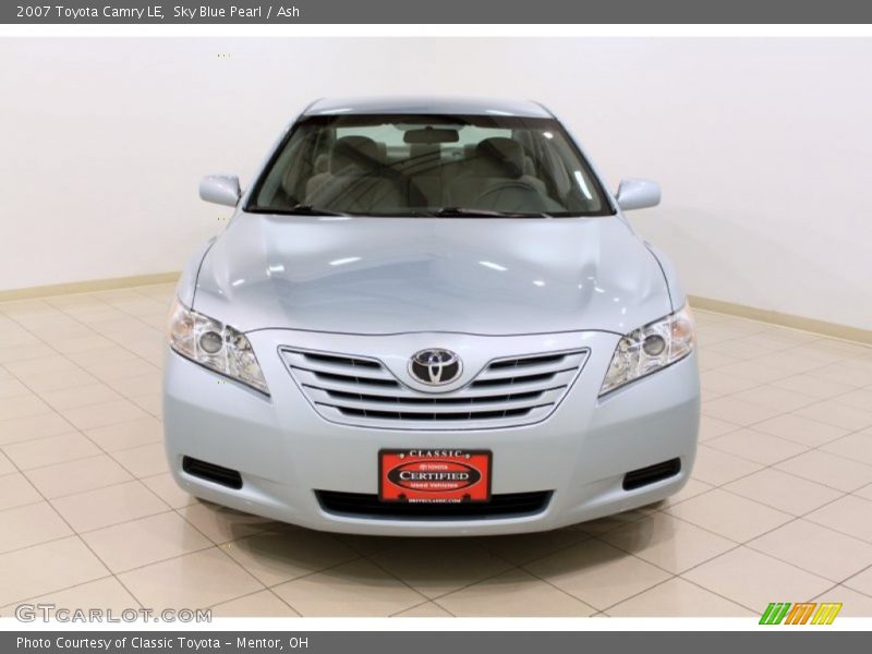 Sky Blue Pearl / Ash 2007 Toyota Camry LE