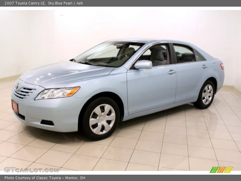 Sky Blue Pearl / Ash 2007 Toyota Camry LE