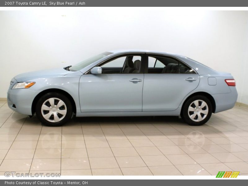 Sky Blue Pearl / Ash 2007 Toyota Camry LE