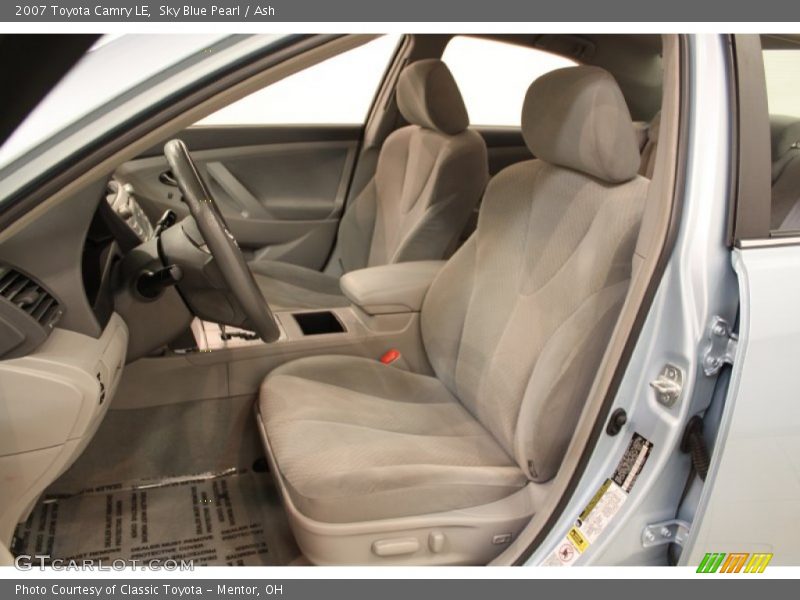 Sky Blue Pearl / Ash 2007 Toyota Camry LE