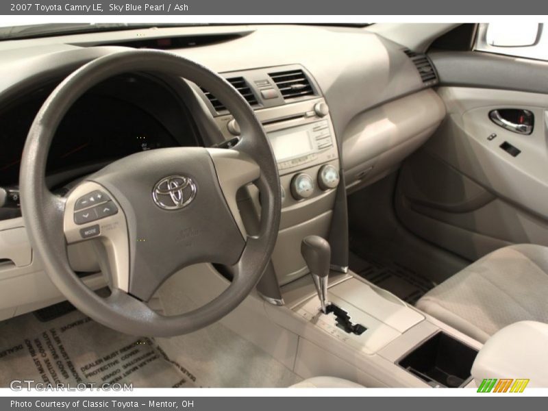 Sky Blue Pearl / Ash 2007 Toyota Camry LE