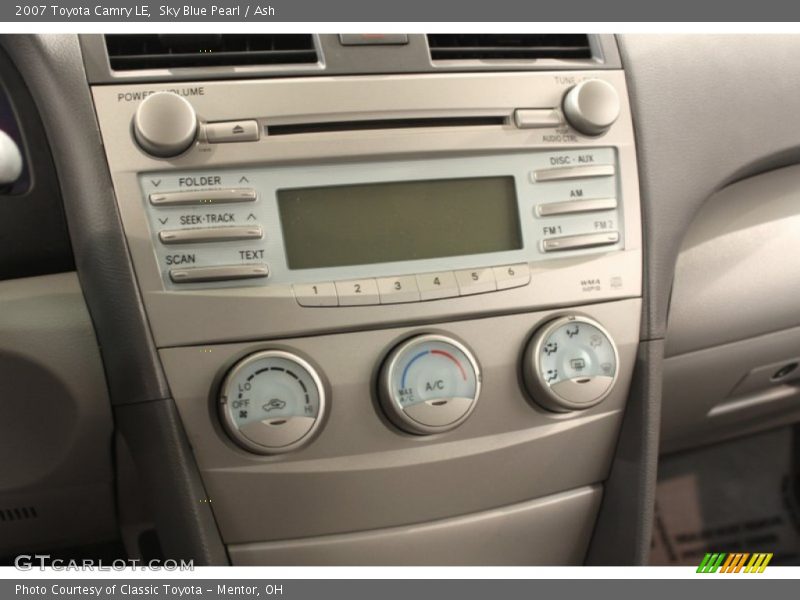 Sky Blue Pearl / Ash 2007 Toyota Camry LE
