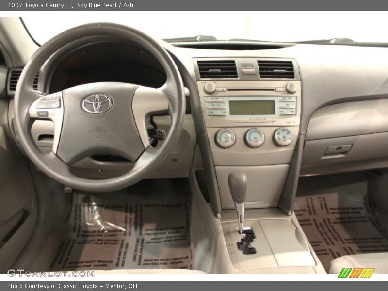 Sky Blue Pearl / Ash 2007 Toyota Camry LE
